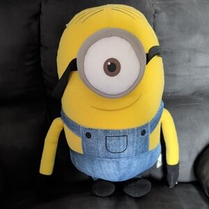 Yellow and Blue Stuffed Minion Toy